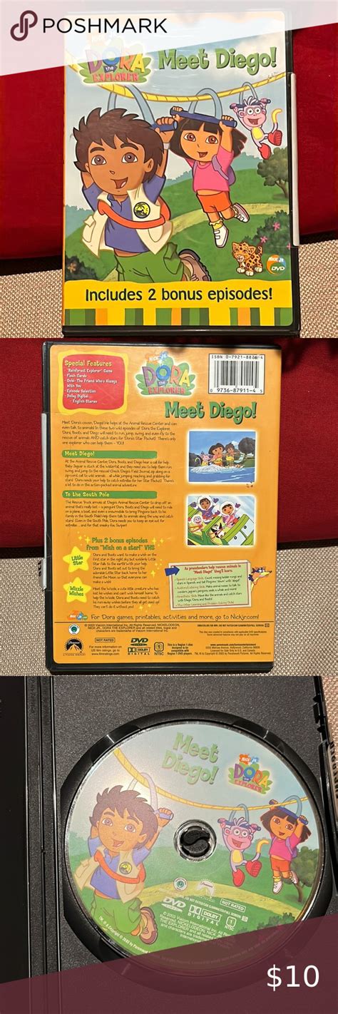dora meet diego vhs.